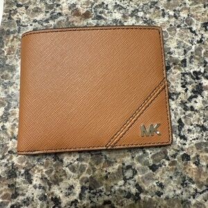 Michael Kors Tan Leather Card Holder NWT